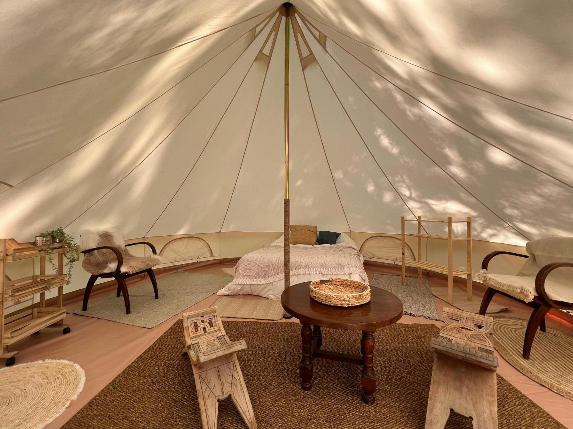 Tente Lodge En Pleine Nature Sumène Kültér fotó