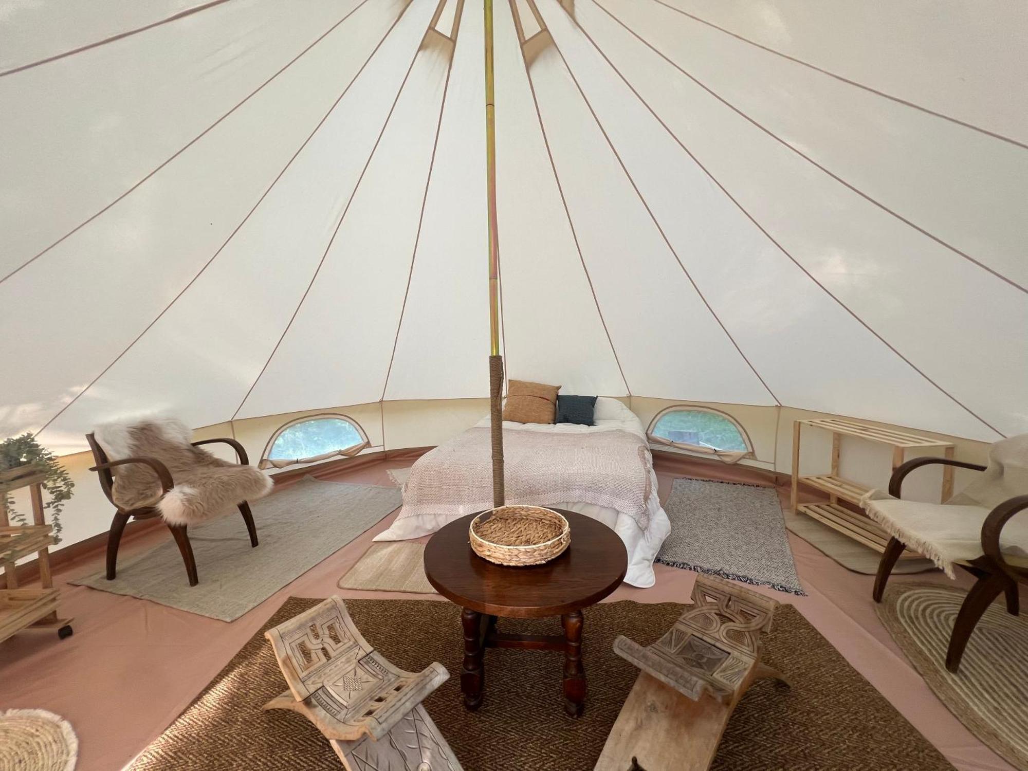 Tente Lodge En Pleine Nature Sumène Kültér fotó